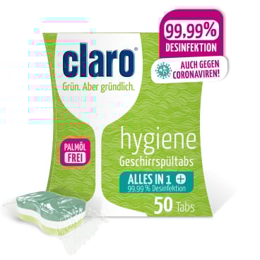 claro Hygiene Tabs Spülmaschinentabs