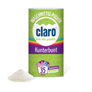 claro Kunterbunt Waschmittel-Pulver