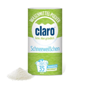 claro Schneeweißchen Waschmittel-Pulver