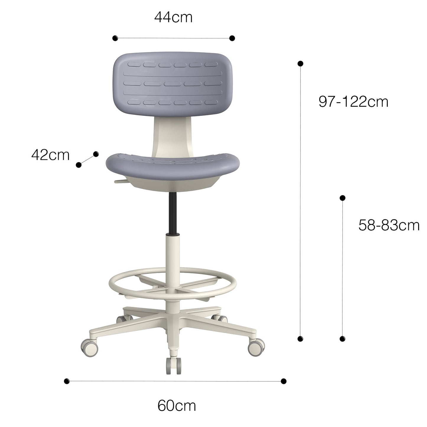 Laborhocker «VERONA» | EAN 4262431094133 | günstig kaufen