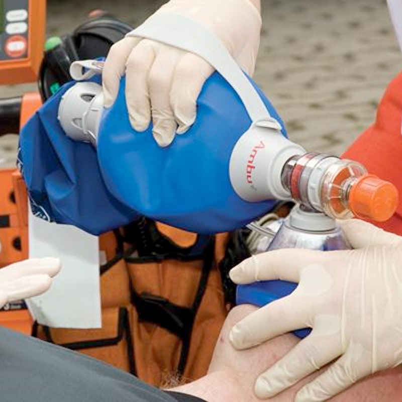AMBU Mark IV Beatmungsbeutel mit Sauerstoffreservoir