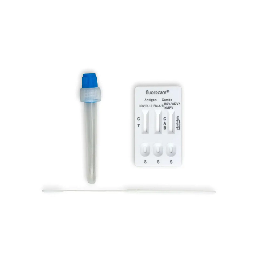 6in1 fluorecare® Profi Kombi-Test (Covid-19, Influenza A/B, RSV, ADV, hMPV)