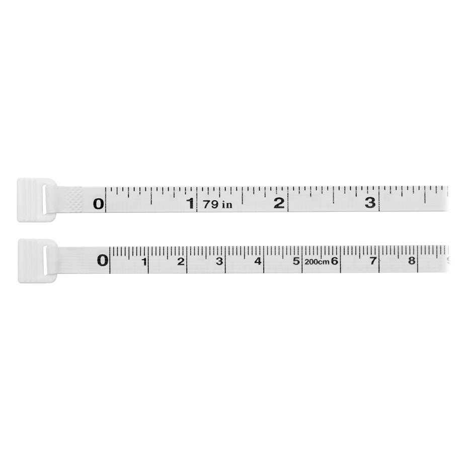 Bandmaß / Maßband im Kunststoffgehäuse 2 m x 7 mm- ratiomed