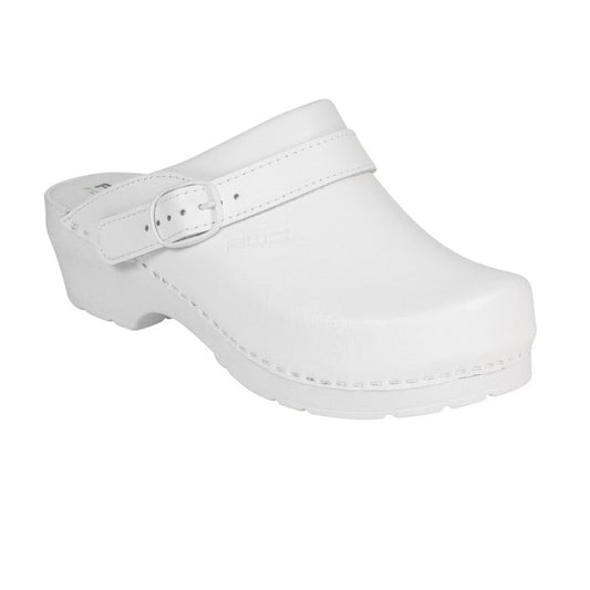 Clogs mit leichtem Absatz