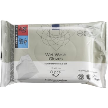 ABENA Einmal Waschhandschuhe, Waschen ohne Wasser, aufwärmbar