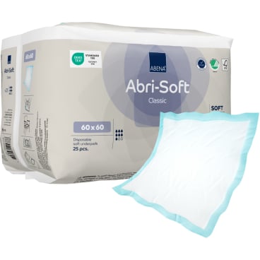 ABENA® Einweg-Unterlage, Flocken Classic, 60 x 60 cm, blau