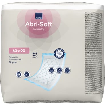 ABENA® Einweg-Unterlage, mit SAP, unsteril, 60 x 90 cm, blau