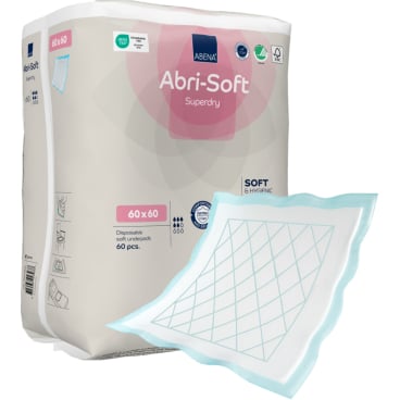 ABENA® Einweg-Unterlage, mit SAP, unsteril, 60 x 60 cm, blau