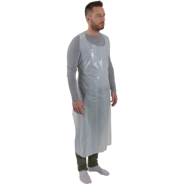 ABENA® Thor Einwegschürze, weiß, LDPE, 25μm