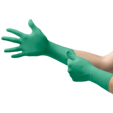 Ansell TouchNTuff® 92-605 Einmalhandschuhe mit Stulpe, grün