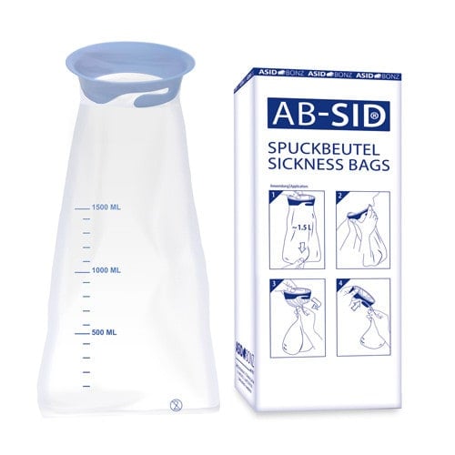 AB-SID Spuckbeutel, 50 Stück
