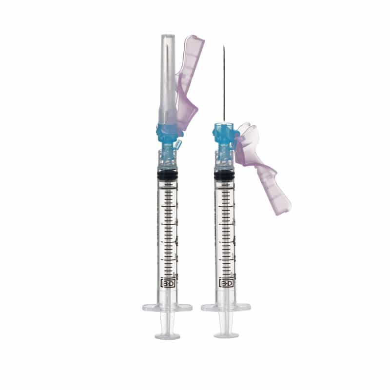 BD Luer-Lok™ Spritze mit Sicherheitskanüle