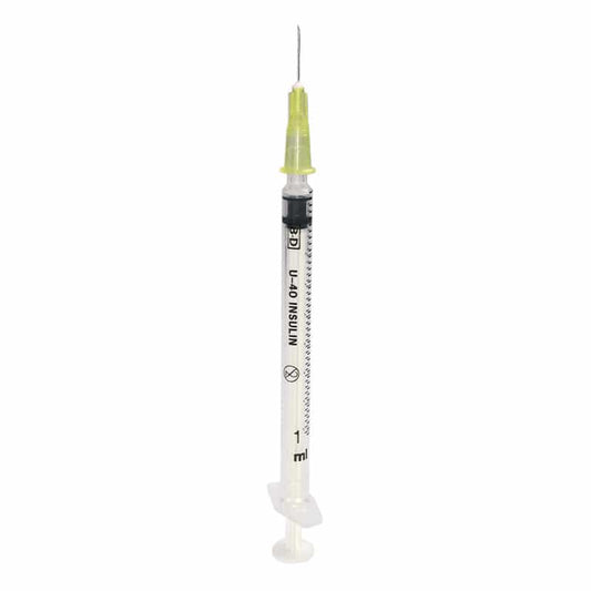 BD Plastikpak Insulinspritzen mit Kanüle 30G, 0,3 x 13 mm