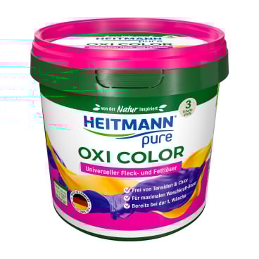 HEITMANN pure Oxi Color Fleck- und Fettlöser