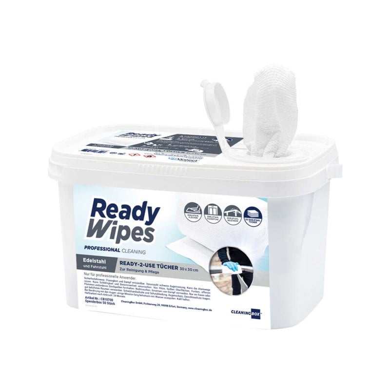 ReadyWipes Edelstahl/Fahrstuhl