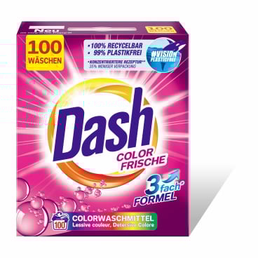Dash Colorwaschmittel Color Frische, 100 WL