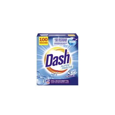 Dash Vollwaschmittel Alpen Frische, 100 WL