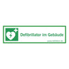 Aufkleber "Defibrillator im Gebäude"