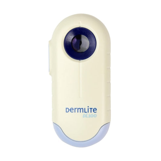 DermLite DL100 Auflichtdermatoskop - handliches Taschendermatoskop, ölfreie Untersuchung - Med-Praxisbedarf