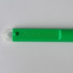 Zeckenzange, grün