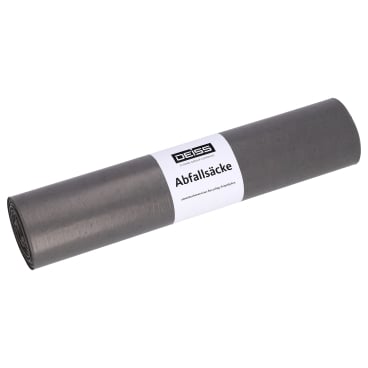 DEISS BLAUER ENGEL Müllbeutel 60 Liter grau, Typ 60