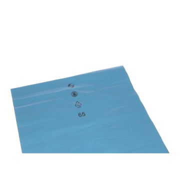 DEISS PREMIUM Abfallsack 300 Liter blau mit Seitenfalte, Typ 150