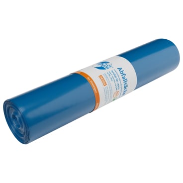 DEISS PREMIUM PLUS Müllsack 120L blau Einsteiger Typ 60
