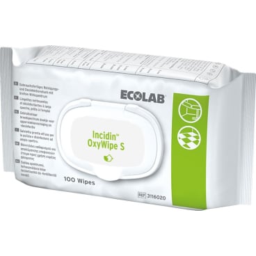 ECOLAB Incidin OxyWipe S Reinigungs- und Desinfektionstücher