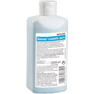 ECOLAB Skinman® complete pure Händedesinfektion