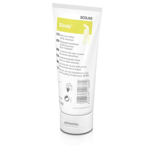 Ecolab Silonda Hautlotion - Pflegende Lotion für Mitarbeiter in Gesundheitsberufen - Med-Praxisbedarf