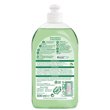 Frosch Aloe Vera Spülmittel, hautfreundlich