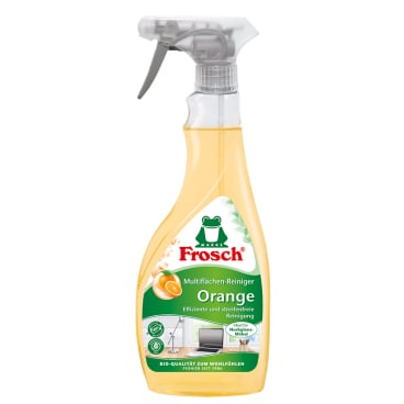 Frosch Multiflächenreiniger orange, streifenfrei