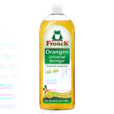 Universalreiniger Frosch mit Orangeduft - zuverlässiger Reiniger für Arztpraxen und Kliniken - Med-Praxisbedarf