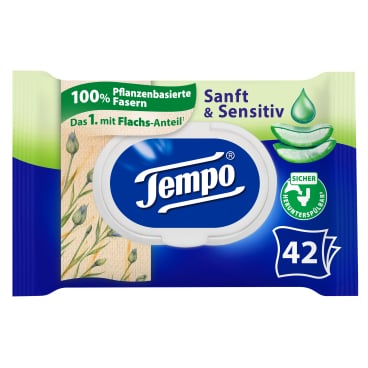 Tempo sanft & sensitive Toilettentücher