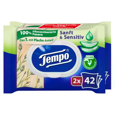 Tempo sanft & sensitive Toilettentücher