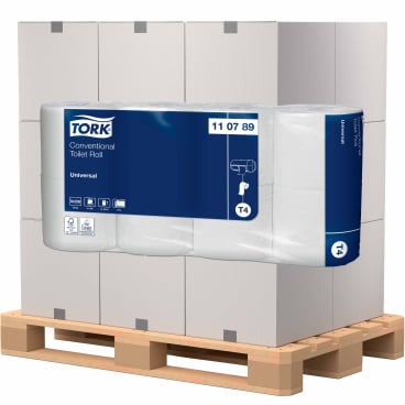 Tork Kleinrollen Toilettenpapier T4 Universal, 2-lagig
