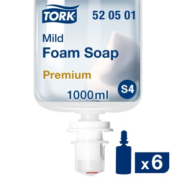 Essity Germany - Tork Schaumseife, S4 kompatibel, mild, rückfettend