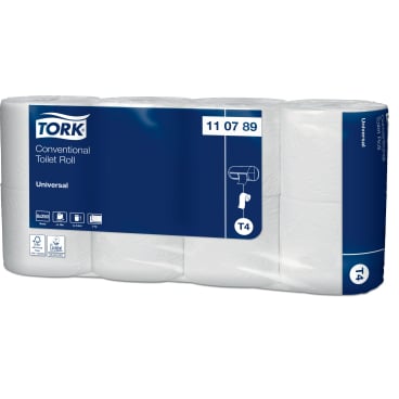 Tork Toilettenpapier T4 Tissue, 2-lagig, naturweiß