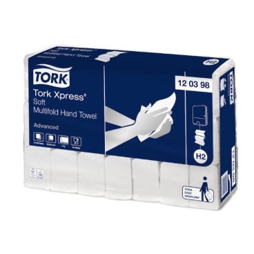 Tork Xpress® Multifold-Handtücher, H2 kompatibel, 2-lagig