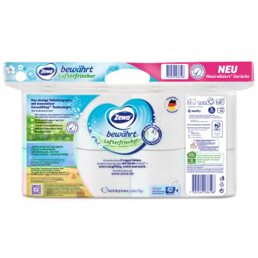 Zewa Bewährt Lufterfrischer Toilettenpapier, 3-lagig