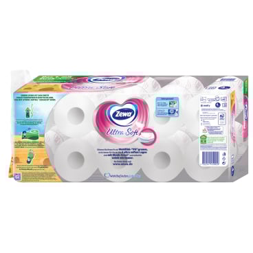 Zewa Ultra Soft Toilettenpapier, 4-lagig mit Strohanteil