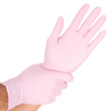 HYGOSTAR® Safe Light Nitrilhandschuhe, puderfrei, rosa