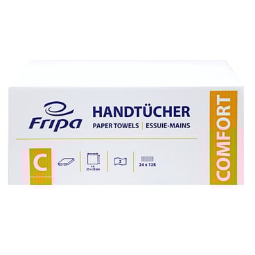 Fripa COMFORT Papierhandtücher, 25 x 33 cm, 2-lagig