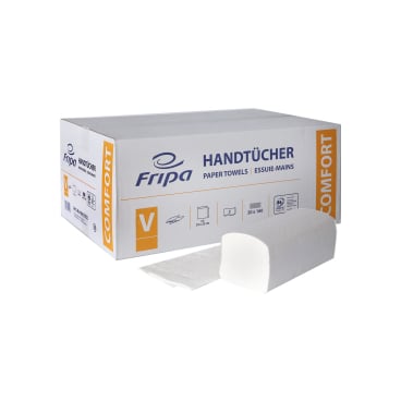 Fripa Papierhandtücher COMFORT, V-Falz, 25 x 23 cm