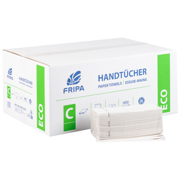Fripa Papierhandtücher ECO, C-Falz, 25 x 33 cm