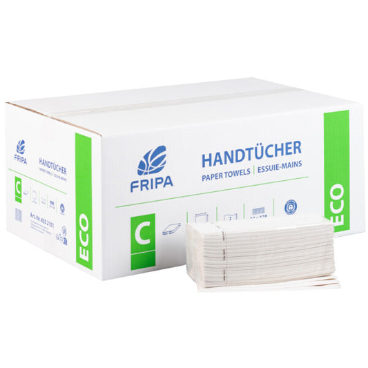 Fripa Papierhandtücher ECO, C-Falz, 25 x 33 cm