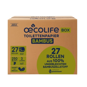 Fripa oecolife Toilettenpapier, Bambus, 3-lagig