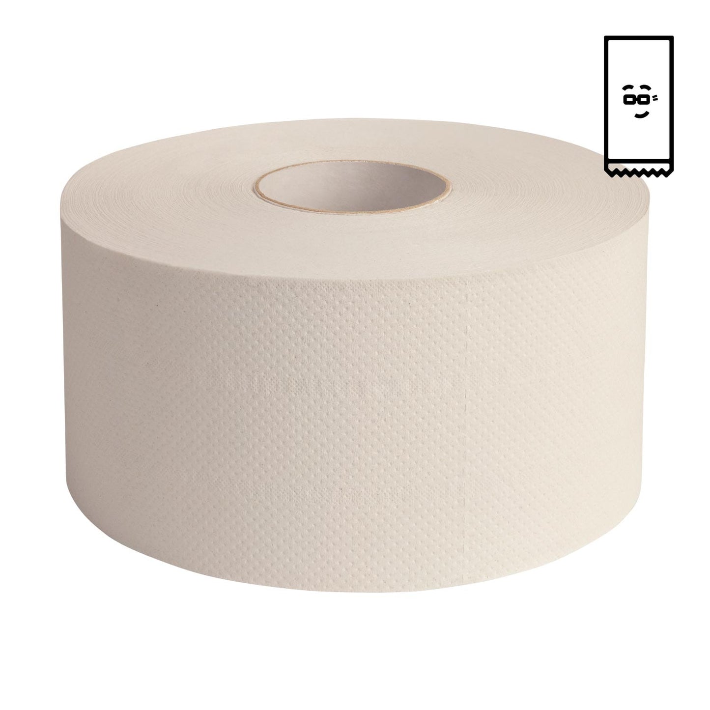 Nachhaltige Jumborolle Toilettenpapier