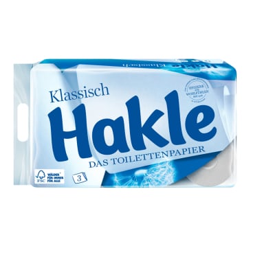 Hakle® Klassisch Weiß, Toilettenpapier