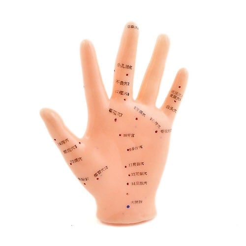 Akupunkturmodell Hand